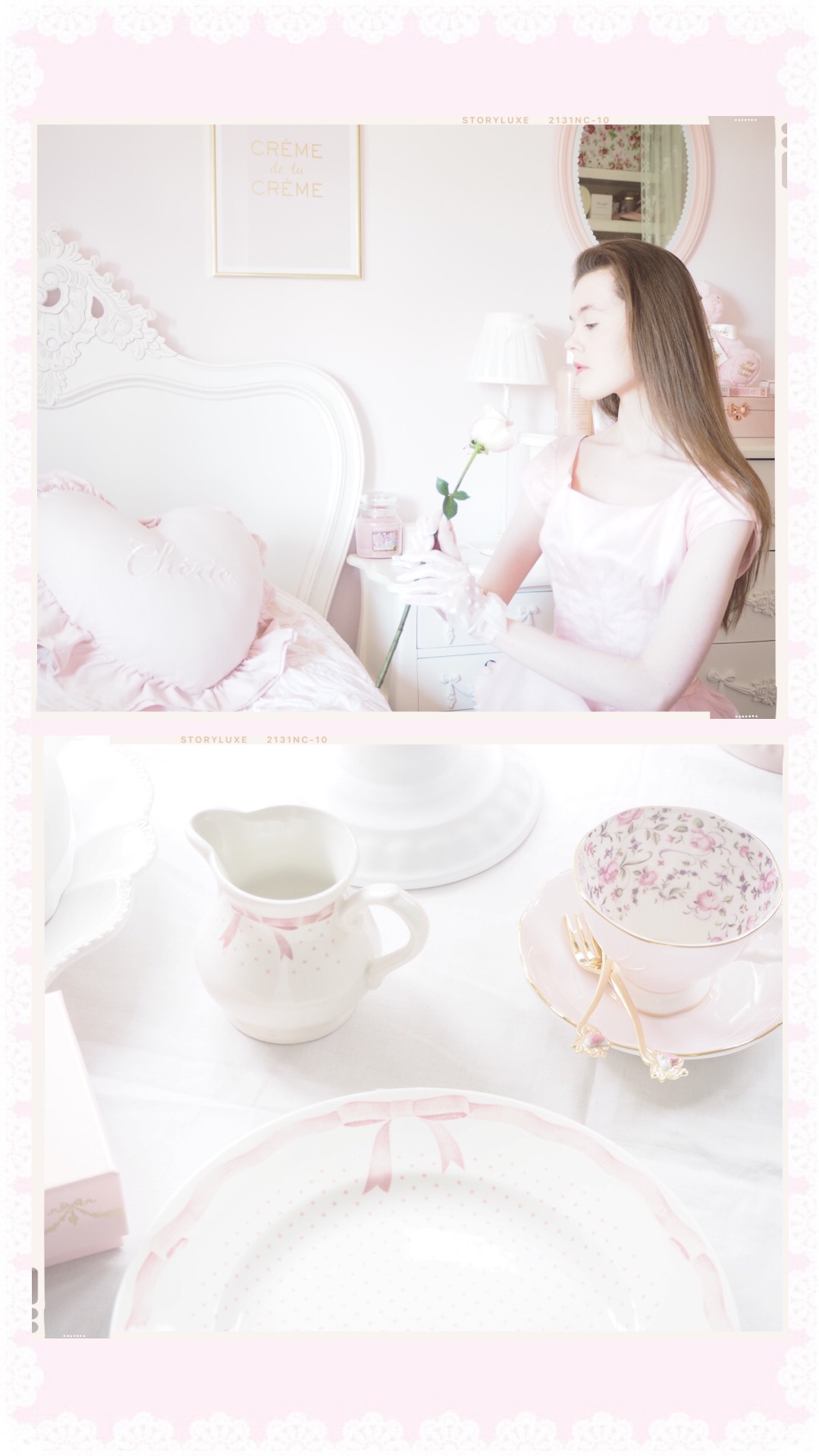 Pretty in Pink Afternoon Tea Set